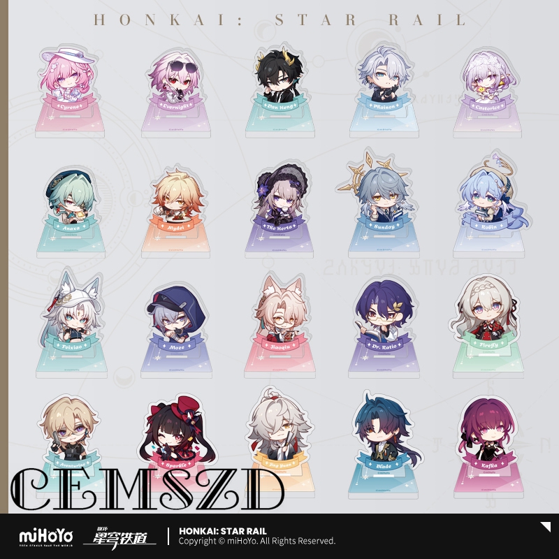 Acrylic Cosplay Prop - [Authentique] Jeu Honkai Star Rail Mydei