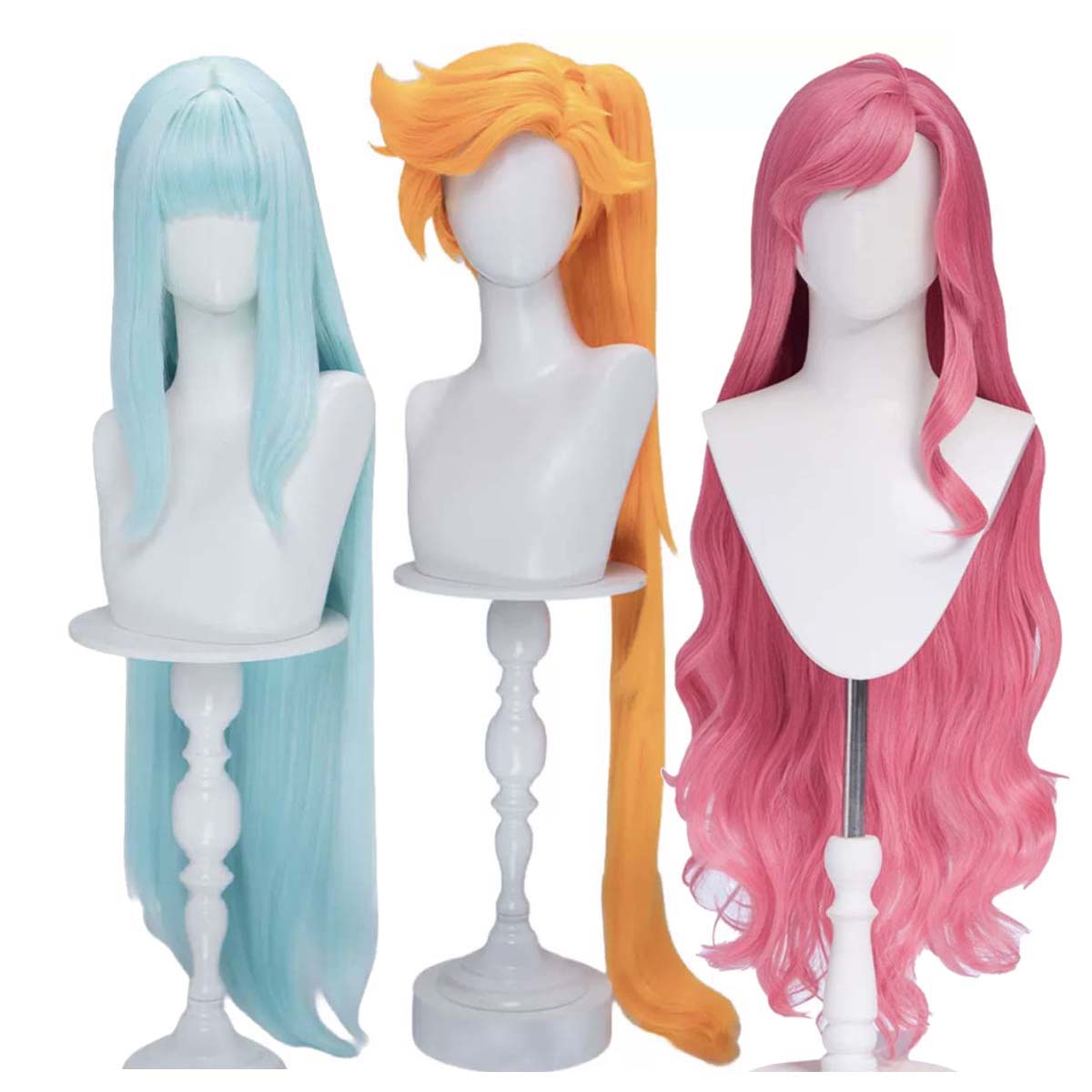 Wig Fiber Net - Perruque de cosplay pour femmes, Anime