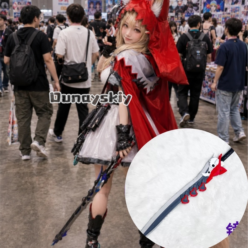 Detachable Cosplay Prop - KS*18Arknights Endfield Lusie Petite Rouge-Chevelu Accessoire