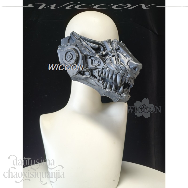 Masque Demi-Visage Punk 3D en  - Prop En Cosplay avis et prix