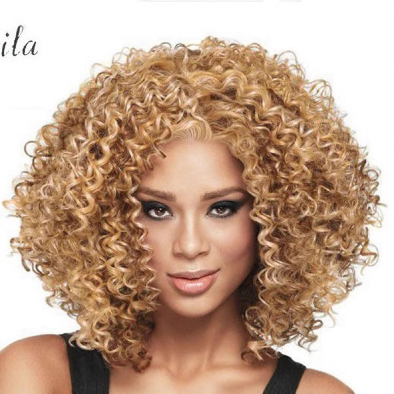 Perruques courtes bouclées eur - Wig Fiber Net avis et prix