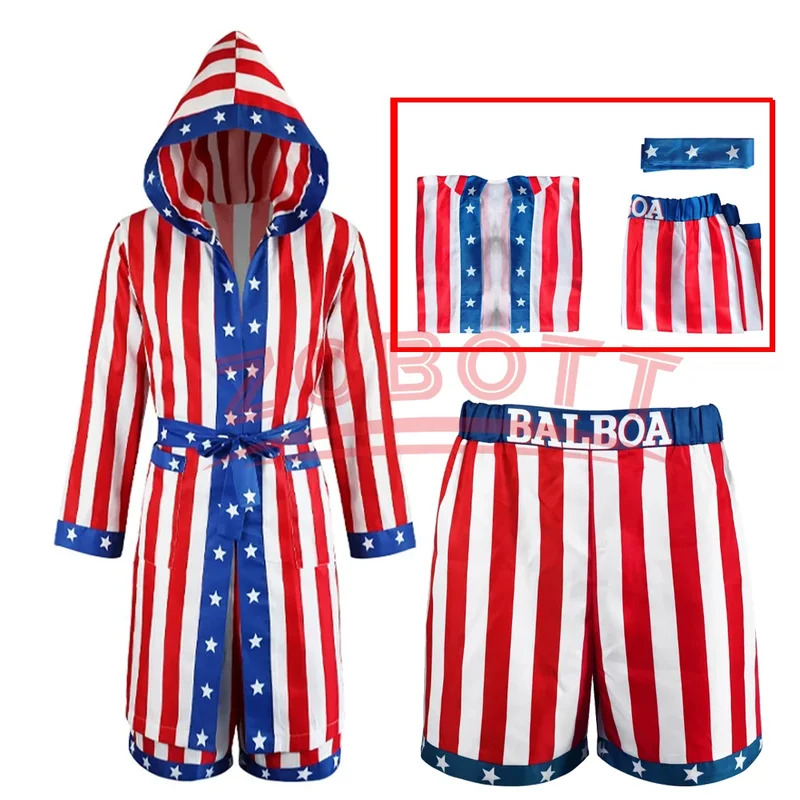 25COS3PCS Rocky Balboa Boxer C - Cospa Cosplay Costume avis et prix