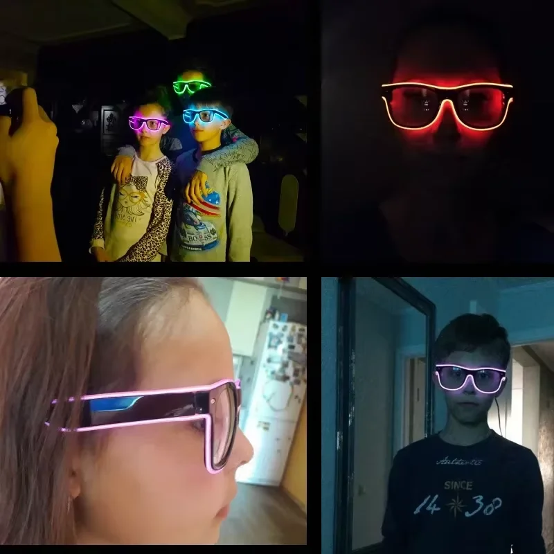 Lunettes de soleil LED néon lu - Led El Wire avis et prix