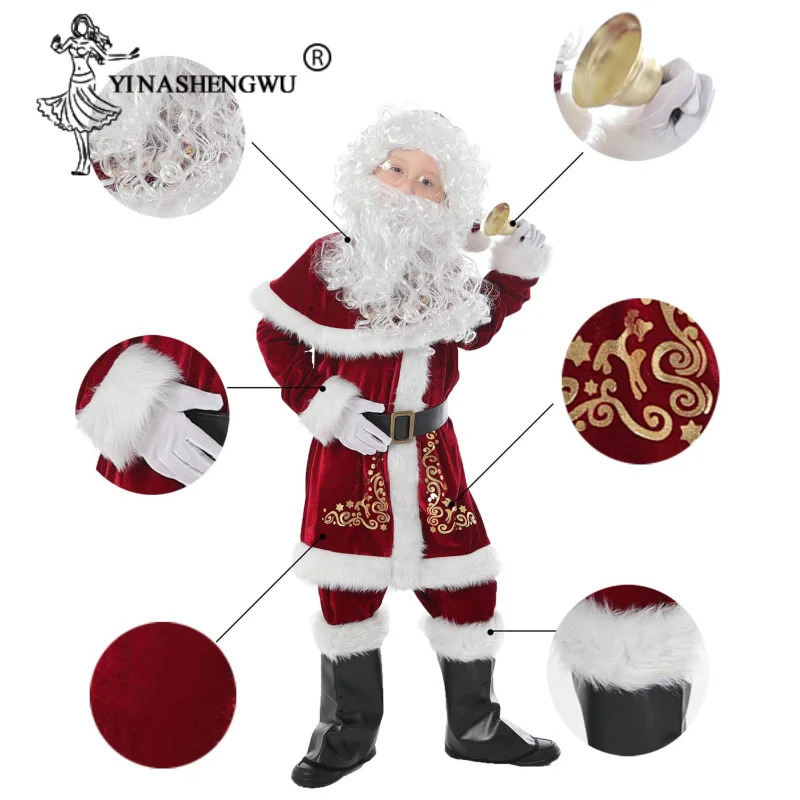 Aa26 Costume de père noël 12 p - Cospa Cosplay Costume avis et prix
