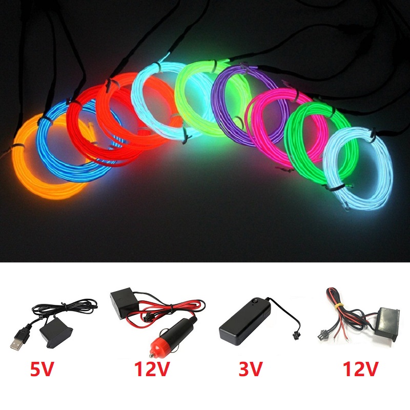 10m/5m/3m/1m 3V batterie 5V US - Led El Wire avis et prix